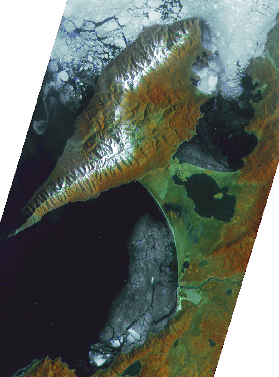 Шантарские острова космоснимки